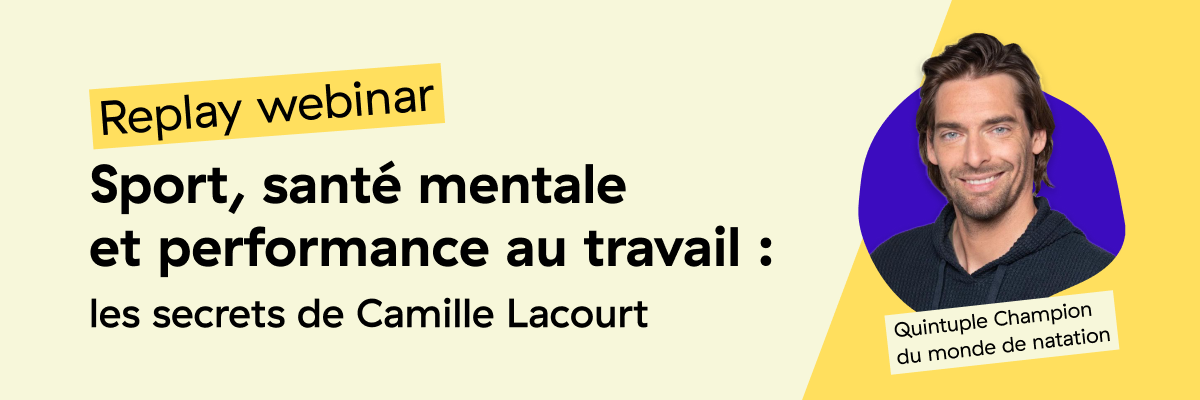 Replay webinar Gymlib x moka.care “Santé mentale et sport : comment booster vos équipes ? avec Camille Lacourt” 